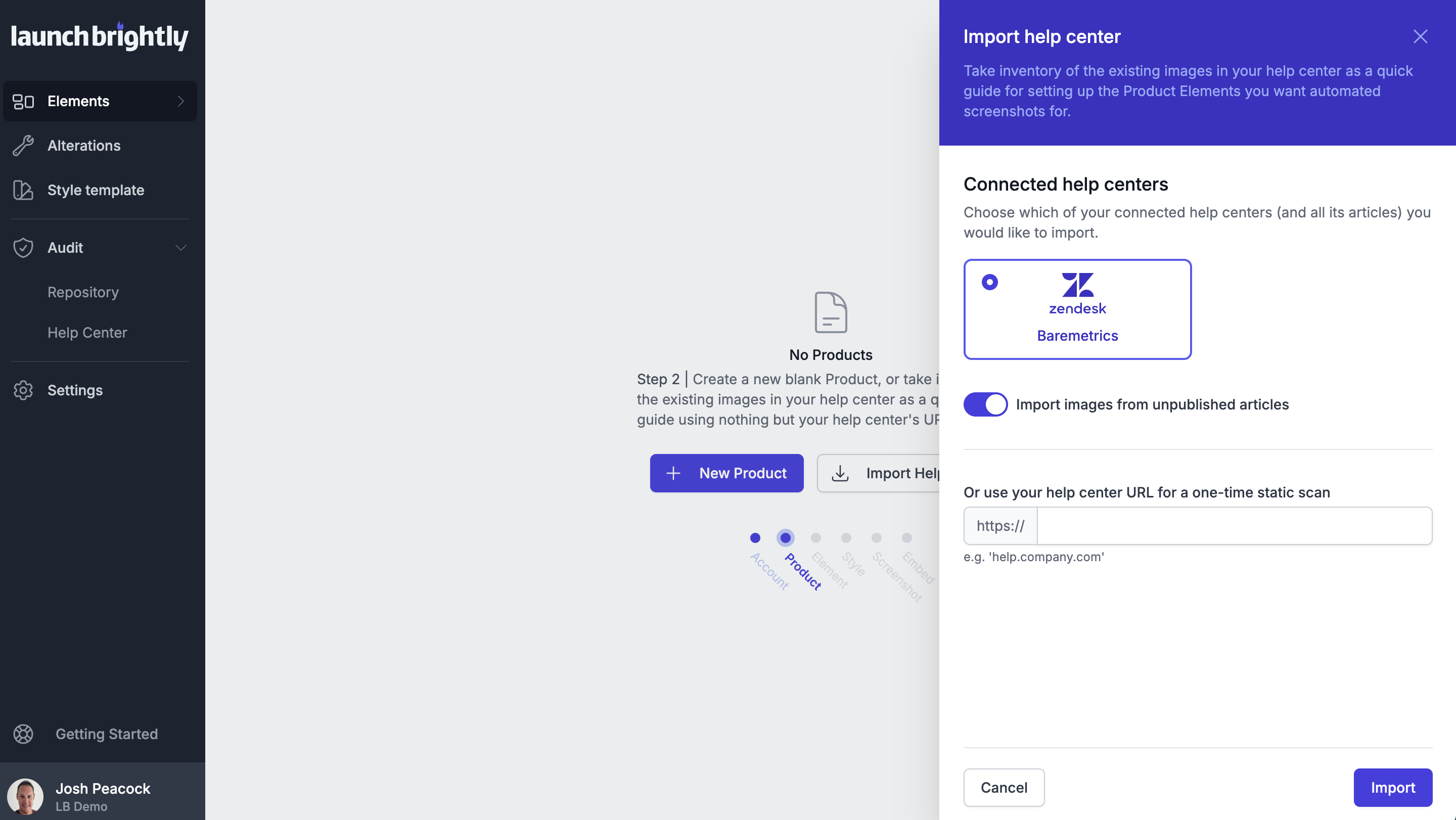 LaunchBrightly Import Connected Help Center