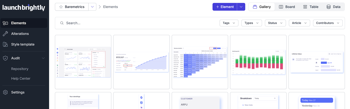 LaunchBrightly Screenshot Gallery