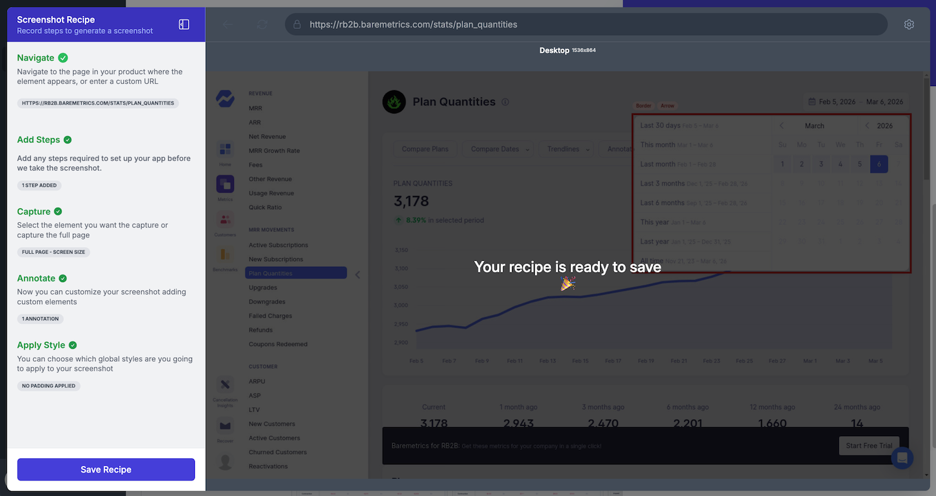 LaunchBrightly Recipe Builder Automation Recipe Ready to Save