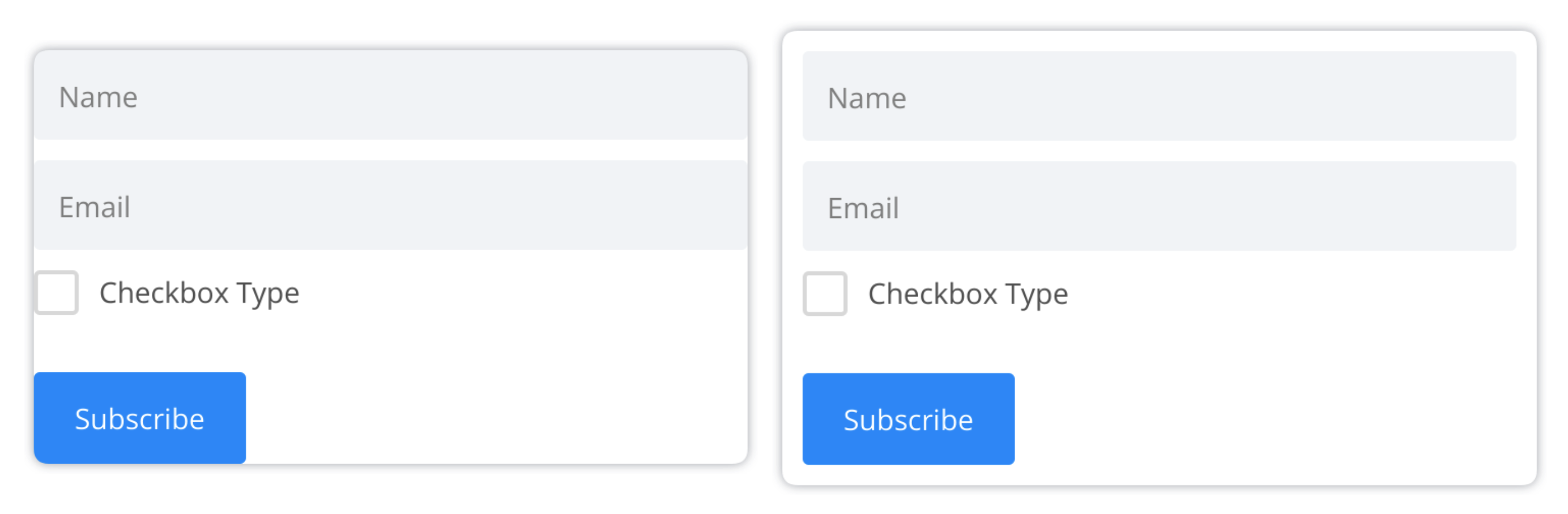 LaunchBrightly Margin vs. No margin Screenshot Comparison